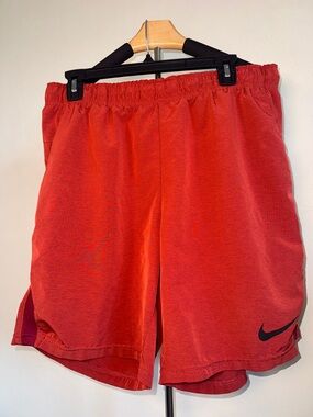 Nike Red Athletic Shorts with Swoosh 2for$30